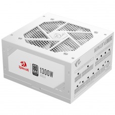 Fonte Redragon RGPS 1300W, 80 Plus Platinum, PFC Ativo, PCIe 5.1, Full Modular, Branco, GC-PS018W