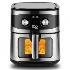 Fritadeira Elétrica Air Fryer Pro Home Classic, Com Visor, Capacidade 6.5L, 110V, Preto e Inox, PH-AF-CL1500WS7LS110A