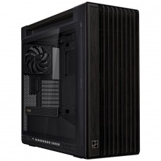 Gabinete Asus ProArt PA602 Wood Edition, Mid Tower, Vidro Temperado, E-ATX, Sem Fonte, Com 3 Fans, Preto, 90DC00J0-B00010