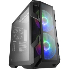 Gabinete Gamer Cooler Master, MasterCase H500M, Mid Tower, Vidro Temperado, Black, Sem Fonte, Com 3 Fans, MCM-H500M-IHNN-S00