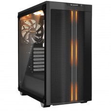 Gabinete Gamer Be Quiet Pure Base 500 DX, Mid Tower, ATX, ARGB, Vidro Temperado, Com 3 Fans, Preto, BGW37