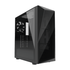 Gabinete Gamer Cooler Master CMP 520L, Mid Tower, ATX, Sem Fonte, Com 1 Fan, Vidro Temperado, Black, CP520-KGNN-S03