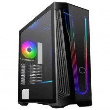 Gabinete Gamer Cooler Master Masterbox 540, ARGB, Mid Tower, Vidro Temperado, Black, Sem Fonte, Com 1 Fan, MB540-KGNN-S00
