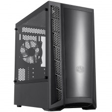 Gabinete Gamer Cooler Master MasterBox MB320L, Mini Tower, Vidro Temperado, Black, Micro ATX, Sem Fonte, Com 1 Fan, MCB-B320L-KGNN-S00