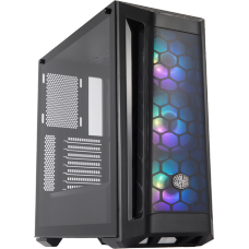 Gabinete Gamer Cooler Master Masterbox MB511, ARGB, Mid Tower, Black, Sem Fonte, Com 3 Fans, MCB-B511D-KGNN-RGA