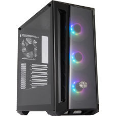 Gabinete Gamer Cooler Master Masterbox MB520, ARGB, Mid Tower, Black, Sem Fonte, Com 4 Fans, MCB-B520-KGNN-RGA