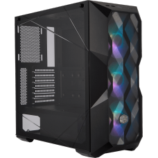 Gabinete Gamer Cooler Master Masterbox TD500 Mesh, Mid Tower, Vidro Temperado, Black, Sem Fonte, Com 3 Fans, MCB-D500D-KGNN-S01