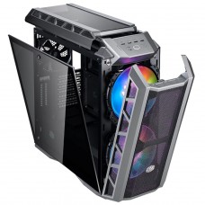 Gabinete Gamer Cooler Master MasterCase H500P Mesh ARGB, Mid Tower, Vidro Temperado, Gun Metal Grey, Sem Fonte, Com 3 Fans