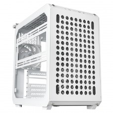 Gabinete Gamer Cooler Master Qube 500 Flatpack, Mid-Tower, Vidro Temperado, E-ATX, Branco, Sem Fonte, Com 1 Fan, Q500-WGNN-S00