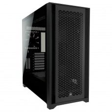 Gabinete Gamer Corsair 5000D Airflow, Mid Tower, Vidro Temperado, ATX, Black, Sem Fonte, Com 2 fans, CC-9011210-WW