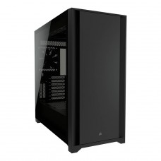 Gabinete Gamer Corsair 5000D, Mid Tower, Vidro Temperado, Black, ATX, Sem Fonte, Com 2 Fans, CC-9011208-WW