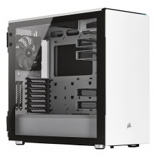 Gabinete Gamer Corsair Carbide 678C, Mid Tower, Vidro Temperado, ATX, White, Com 3 Fans, CC-9011170-WW