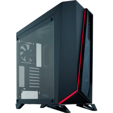 Gabinete Gamer Corsair Carbide Spec-Omega, Mid Tower, Com 2 Fans, Vidro Temperado, Black, Sem Fonte, CC-9011121-WW
