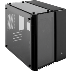 Gabinete Gamer Corsair Crystal 280x, Mini Tower, Sem Fan, Vidro Temperado, Black, Sem Fonte, CC-9011134-WW