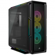 Gabinete Gamer Corsair iCUE 5000T RGB, Mid Tower, Vidro Temperado, Black, ATX, Sem Fonte, Com 3 Fans, CC-9011231-WW