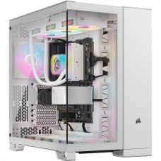 Gabinete Gamer Corsair iCUE LINK 6500X, Mid Tower, Vidro Temperado, E-ATX, White, Sem Fonte, Com 3 Fans RGB, CC-9011270-WW