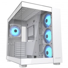 Gabinete Gamer Cougar FV150 RGB  White, Mid Tower, Vidro Temperado, ATX, Com 4 Fans, Branco, 385KA10.0002