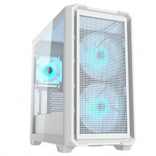 Gabinete Gamer Cougar MX600 Mini RGB White, Mini Tower, Vidro Temperado, MATX, Com 3 Fans, Branco, 385GC90.0002