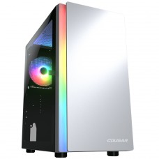 Gabinete Gamer Cougar Purity RGB White, Mini Tower, Vidro Temperado, mATX, Com 1 Fan, Branco, 385PC40.0002