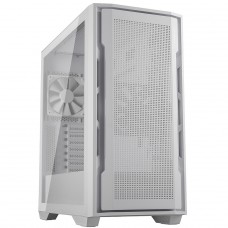 Gabinete Gamer Cougar Uniface White, Mid Tower, Vidro Temperado, EATX, Com 2 Fans, Branco, 385C780.0006