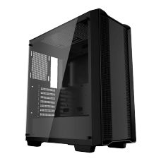 Gabinete Gamer DeepCool CC560 Limited, Black, Mid Tower, Vidro Temperado, ATX, Sem Fonte, Sem Fan, R-CC560-BKNAA0-C-1