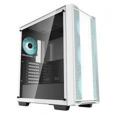 Gabinete Gamer DeepCool CC560 WH, White, Mid Tower, Vidro Temperado, ATX, Sem Fonte, Com 4 Fans, R-CC560-WHGAA4-G-1