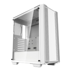 Gabinete Gamer DeepCool CC560 WH Limited, White, Mid Tower, Vidro Temperado, ATX, Sem Fonte, Sem Fan, R-CC560-WHNAA0-C-1