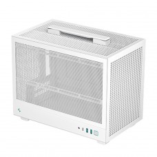 Gabinete Gamer DeepCool CH160 Mesh WH, Mini Tower, Mini-ITX, Branco, Sem Fonte, Sem Fans, R-CH160-WHNMI0-G-1
