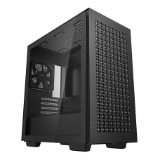 Gabinete Gamer DeepCool CH370, Mini Tower, Vidro Temperado, Black, Sem Fonte, Com 1 Fan, R-CH370-BKNAM1-G-1
