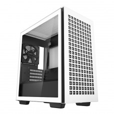 Gabinete Gamer DeepCool CH370 WH, Mini Tower, Vidro Temperado, White, Sem Fonte, Com 1 Fan, R-CH370-WHNAM1-G-1
