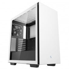 Gabinete Gamer DeepCool CH510 WH, Mid Tower, Vidro Temperado, Sem Fonte, Com 1 Fan, White, R-CH510-WHNNE1-G-1