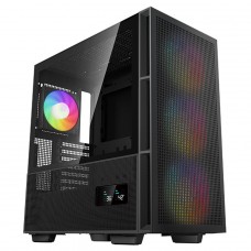 Gabinete Gamer DeepCool CH560 Digital, Mid Tower, Vidro Temperado, E-ATX, Black, Sem Fonte, Com 4 Fans ARGB, R-CH560-BKAPE4D-G-1