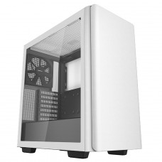 Gabinete Gamer DeepCool CK500 WH, White, Mid Tower, Vidro Temperado, E-ATX, Sem Fonte, Com 2 Fans, R-CK500-WHNNE2-G-1