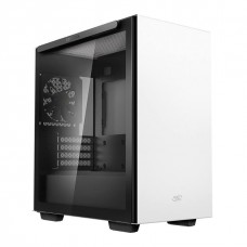 Gabinete Gamer DeepCool Macube 110, Mid Tower, Vidro Temperado, White, Sem Fonte, Com 1 Fan, R-MACUBE110-WHNGM1N-G-1 