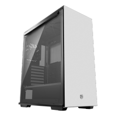 Gabinete Gamer DeepCool, Macube 310, Mid Tower, Vidro Temperado, White, Sem Fonte, Sem Fan, GS-ATX-MACUBE310-WHG0P
