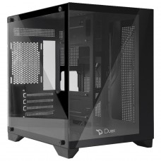 Gabinete Gamer Duex DXJ270-2 BK, Mid Tower, Vidro Temperado, MATX, Preto, Sem Fan
