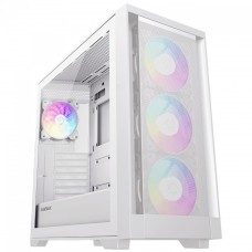 Gabinete Gamer Gamemax Defender MB WH, Mid Tower, MATX, Vidro Temperado, Sem Fonte, Sem Fan