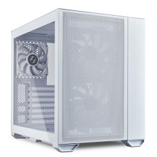 Gabinete Gamer Lian Li 011 Air Mini, Mini Tower, Vidro Temperado, White, ATX, Sem Fonte, Com 3 Fans, O11 AM W