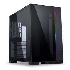 Gabinete Gamer Lian Li 011 Dynamic EVO, RGB, Mid Tower, Vidro Temperado, Black, E-ATX, Sem Fonte, Sem Fan, 011DE X 