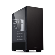 Gabinete Gamer Lian Li Lancool 205, Mid Tower, Vidro Temperado, Black, Sem Fonte, Com 2 Fans