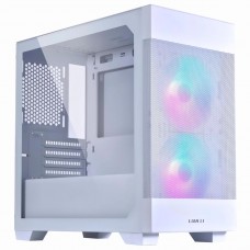 Gabinete Gamer Lian Li Lancool 205M, Mesh, RGB, Mid Tower, Vidro Temperado, Sem Fonte, Branco, Com 2 Fans