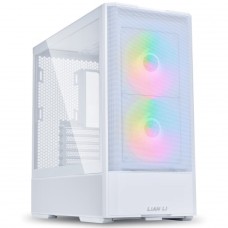 Gabinete Gamer Lian Li Lancool 207 RW, RGB, Mid Tower, Vidro Temperado, ATX, Sem Fonte, Com 4 Fans, Branco, LAN207RW WHITE