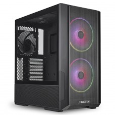 Gabinete Gamer Lian Li Lancool 216, RGB, Mid Tower, Vidro Temperado, Black, ATX, Sem Fonte, Com 3 Fans, LANCOOL 216RX BLACK