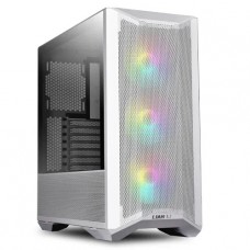 Gabinete Gamer Lian Li, Lancool II Mesh RGB, Mid Tower, Vidro Temperado, White, Sem Fonte, Com 3 Fans