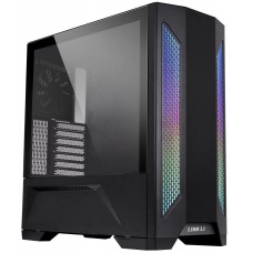 Gabinete Gamer Lian Li Lancool II RGB, Mid Tower, Vidro Temperado, black, Sem Fonte, Com 3 Fans