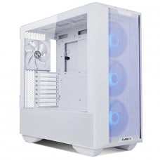 Gabinete Gamer Lian Li Lancool III, RGB, Mid Tower, Vidro Temperado, White, E-ATX, Sem Fonte, Com 4 Fans, LANCOOL 3R-W