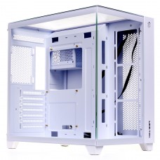 Gabinete Gamer Liketec Zeus Pro Snow, Mid Tower, Vidro Temperado, ATX, White, Sem Fonte, Sem Fan