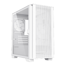 Gabinete Gamer Montech AIR 100 Lite, Mini Tower, White,  mATX, 2 Fans, Vidro Temperado