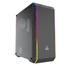 Gabinete Gamer Montech AIR 900 ARGB, Mid Tower, Vidro Temperado, Black, E-ATX, Sem Fonte, Com 2 Fans