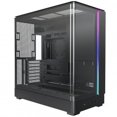 Gabinete Gamer Montech King 45, Vidro Temperado, Mid Tower, ATX, Sem Fans, Preto